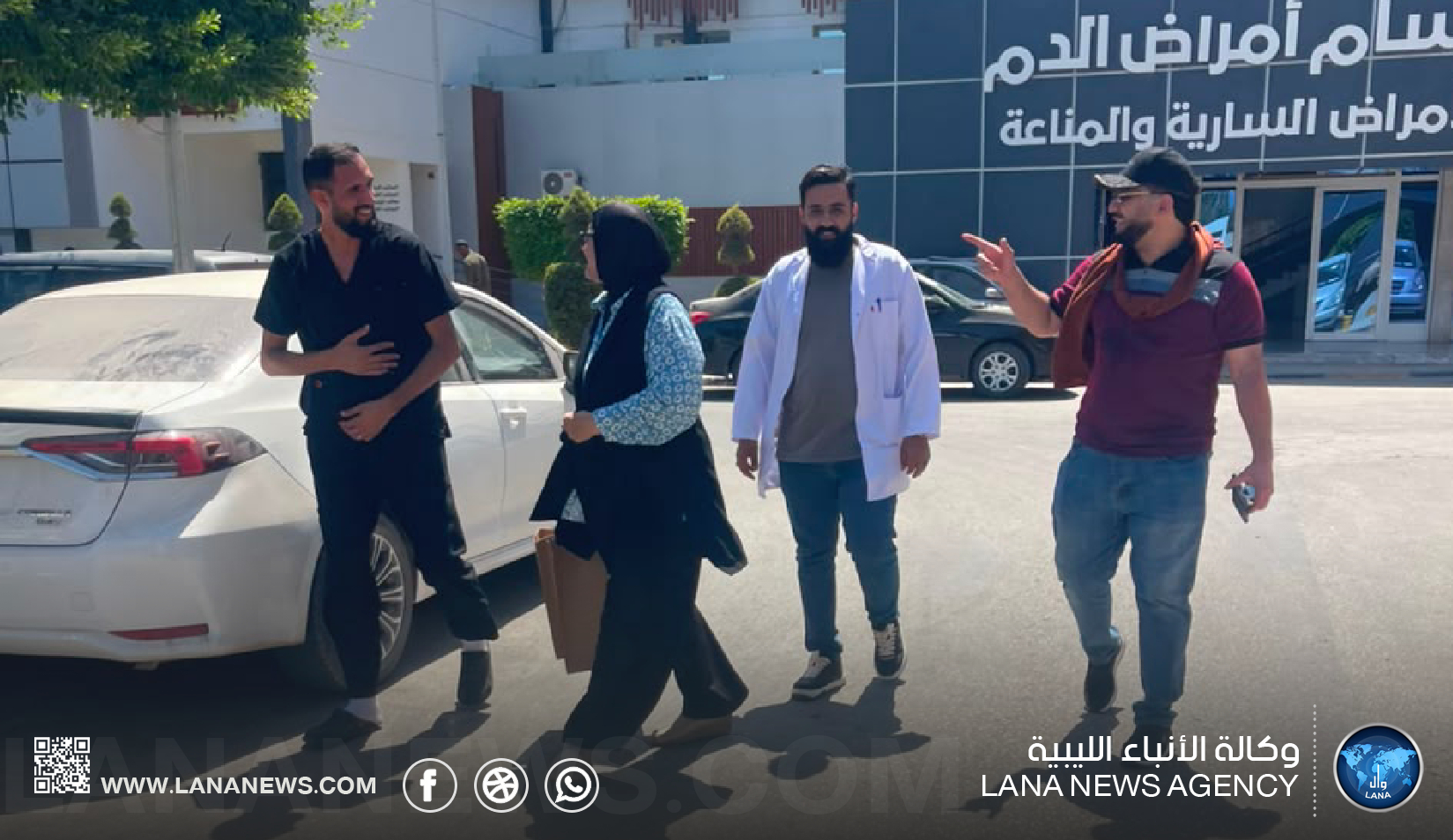 مؤسستا بنك الطفل ووامعتصماه تزوران أطفال الأورام بمستشفى الأطفال ببنغازي