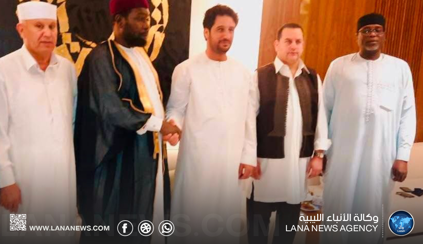 النائب الثاني بمجلس النواب ونائب رئيس مجلس الشيوخ التشادي يبحثان تعزيز التعاون
