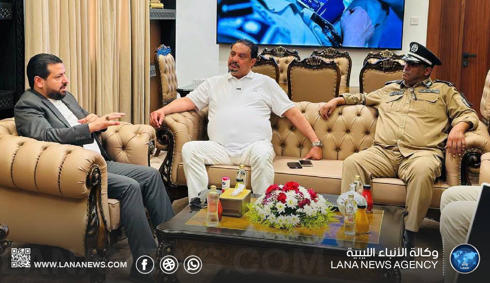 مكافحة الهجرة غير الشرعية والهلال الأحمر يبحثان التعاون الإنساني