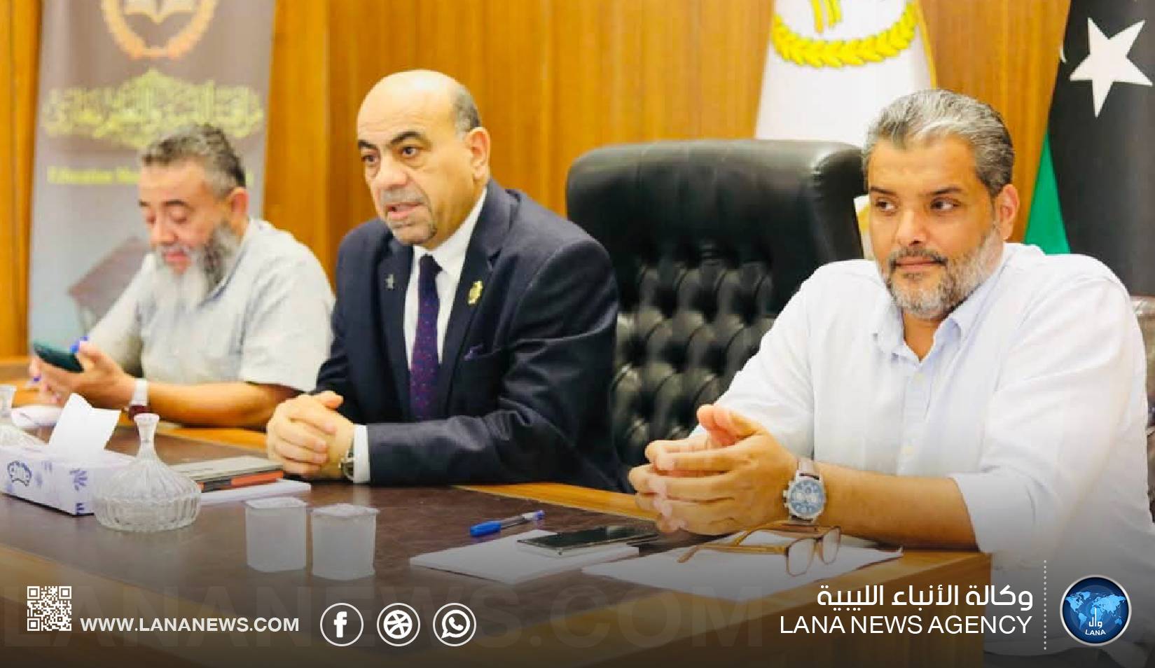 تعليم بنغازي يناقش استعدادات امتحانات الدور الثاني للإعدادية