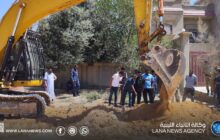 حملة لإزالة التوصيلات العشوائية على خط المياه الرئيسي في طبرق