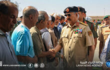 القائد العام يقدم واجب العزاء لأسرة الشهيد الفريق فوزي المنصوري