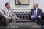 الغرابلي يبحث مع القطراني خطط العمل والمشروعات الخدمية