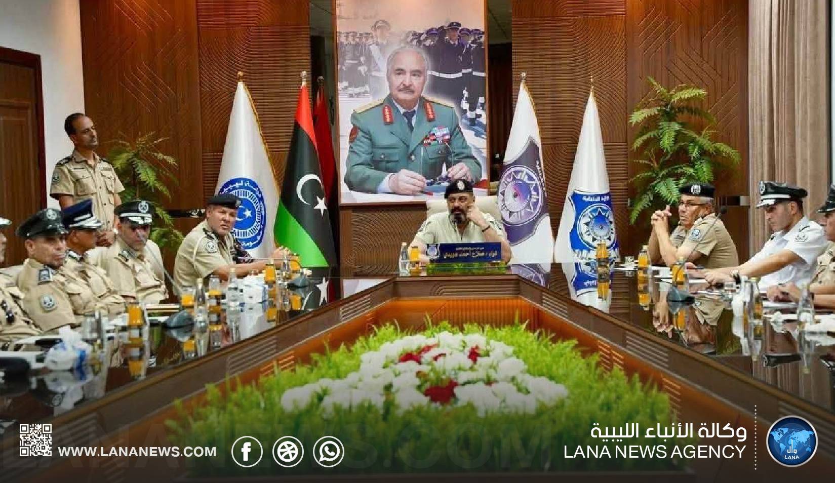 مدير أمن بنغازي الكبرى يبحث رفع مستوى الجاهزية الأمنية
