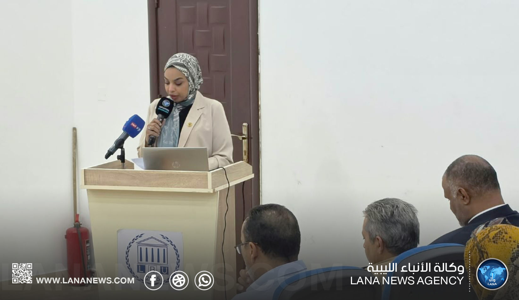 جلسة حوارية في بنغازي تبحث أسباب الحرائق وتعزيز السلامة العامة