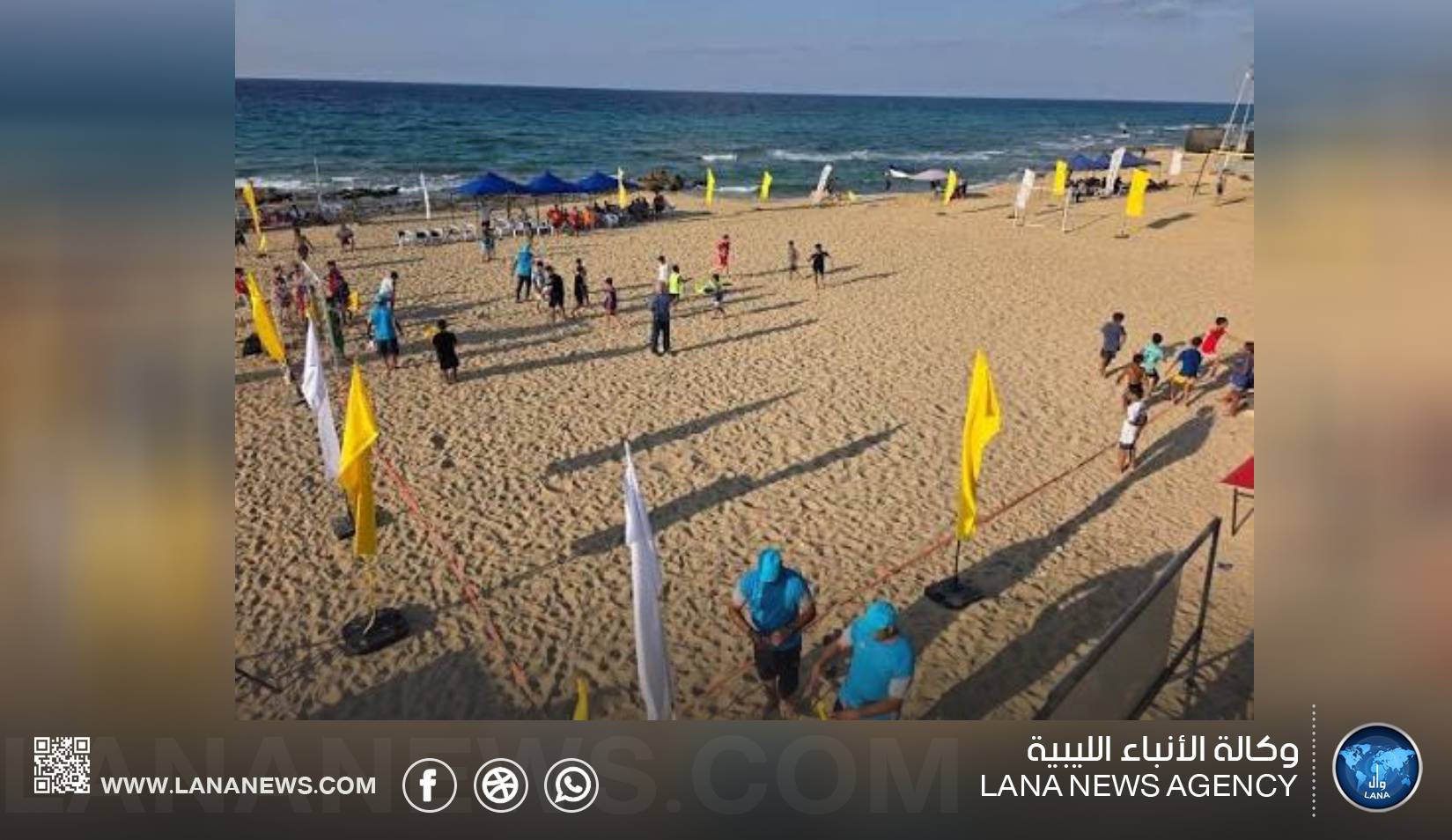 انطلاق مهرجان السلام للألعاب البحرية والشاطئية بمصراتة
