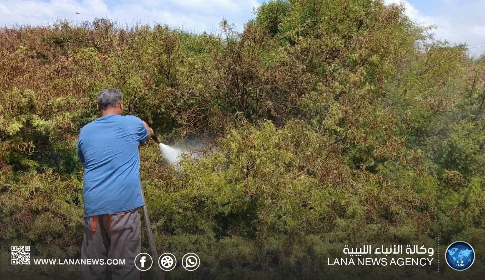 السيطرة على حريق اندلع في مزرعة بمنطقة دريانة