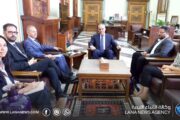 محافظ المركزي يلتقي مع مبعوث الرئيس الفرنسي إلى ليبيا