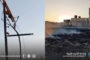 احتراق كوابل وأعمدة كهربائية إثر حريق نفايات قرب محطة اللثامة في بنغازي
