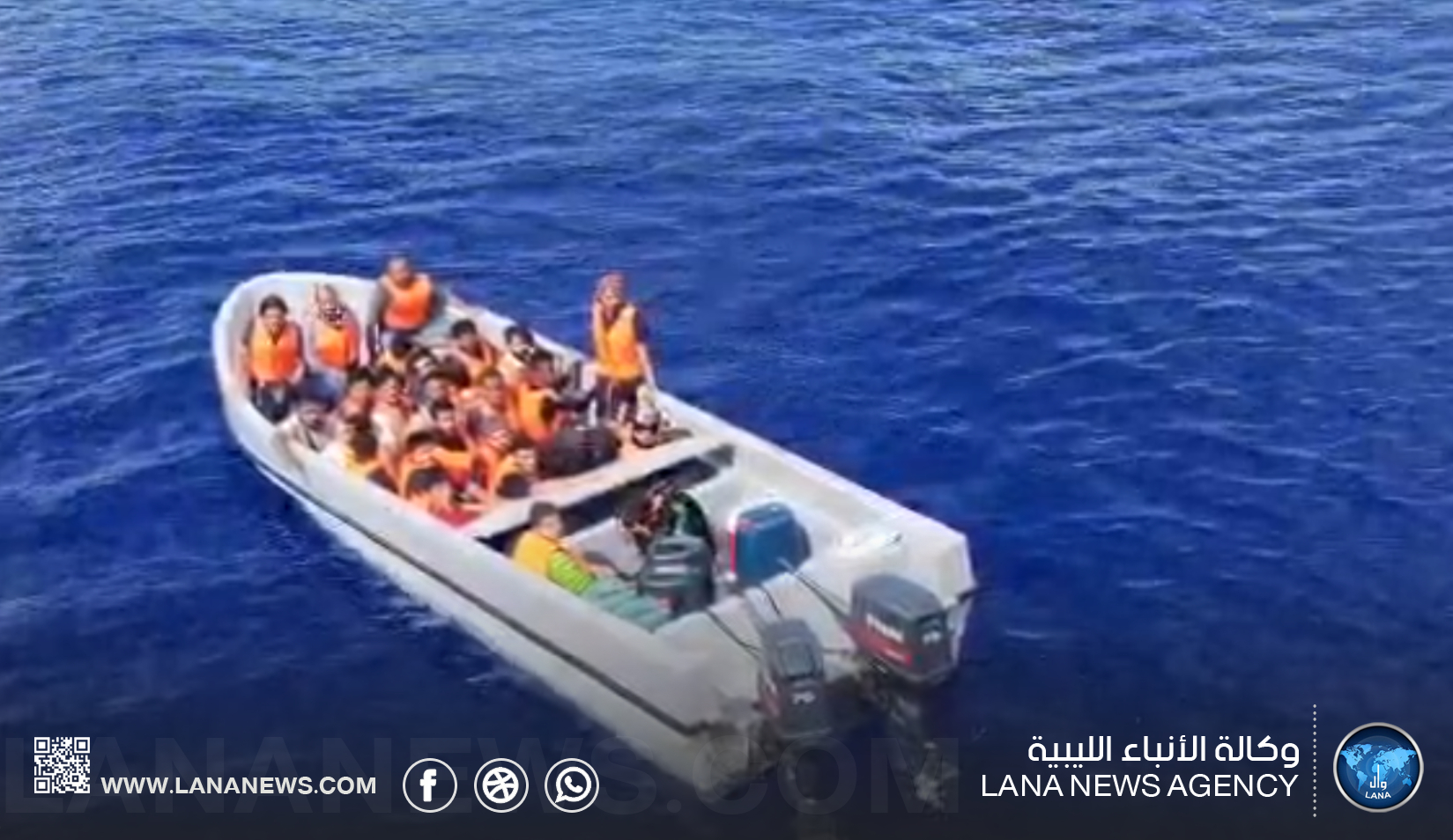 إنقاذ 52 مهاجرا غير شرعي بعد ضبط قاربين شمال سرت
