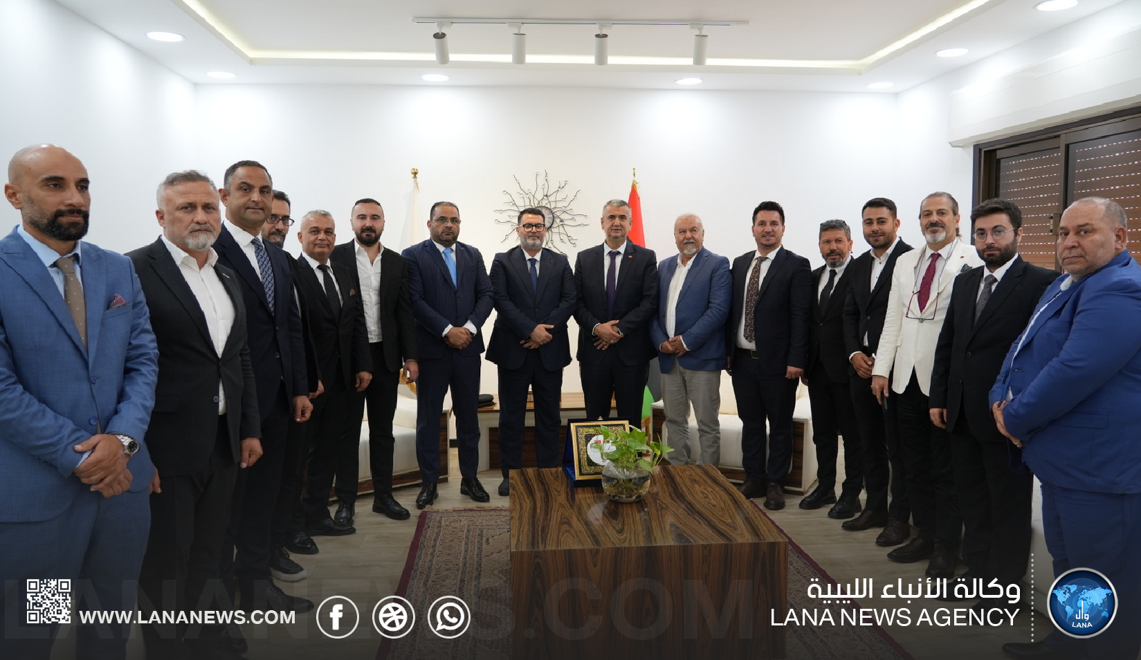 وفد بورصة التركي يختتم زيارته إلى بنغازي بتأسيس ائتلاف تجاري