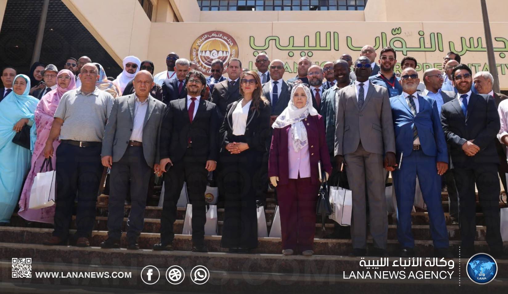 وفد برلماني يزور مقر ديوان مجلس النواب ويطلع على مرافقه