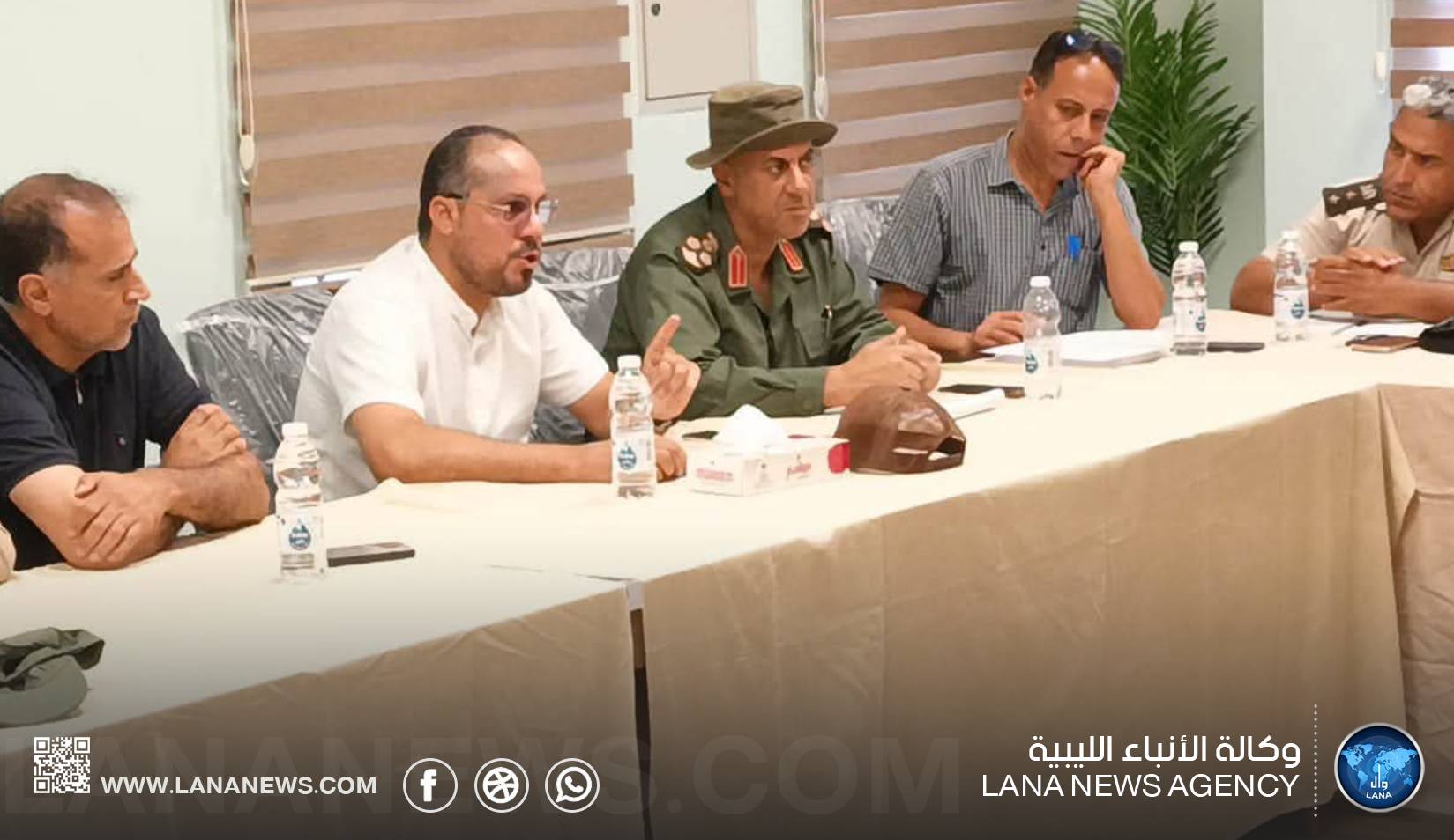 متابعة إمدادات مياه النهر الصناعي والحد من التعديات بسرت