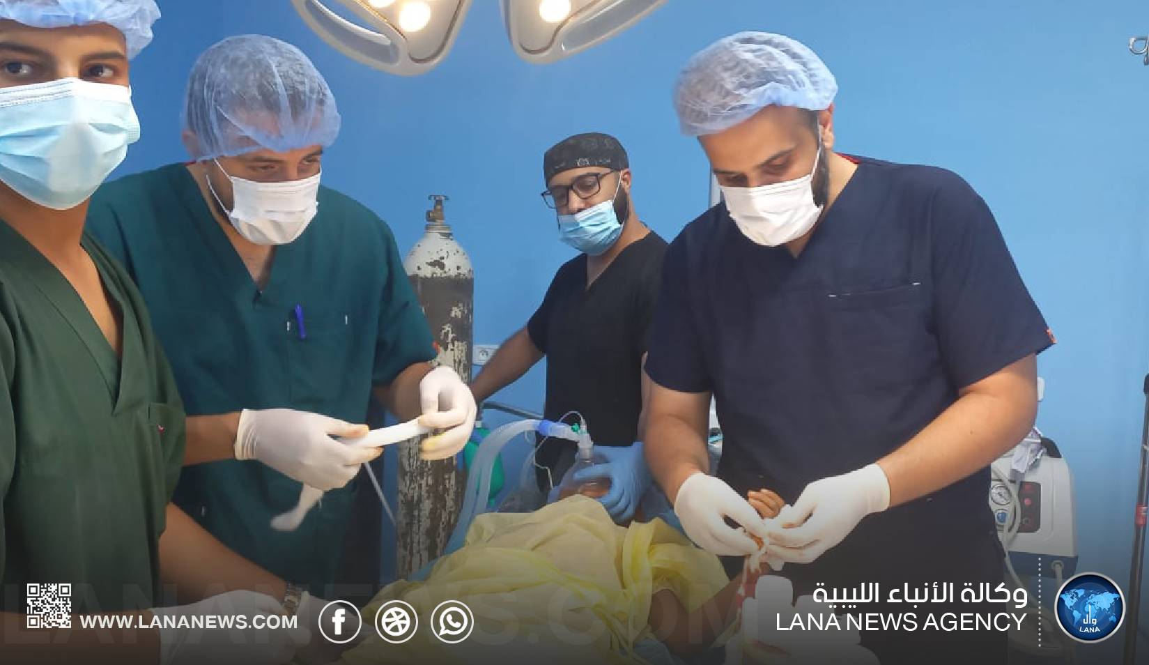 عملية ناجحة لفصل أصابع طفلة ملتصقة بمستشفى أم الأرانب