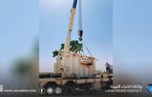 وصول محول جديد لدعم استقرار الشبكة الكهربائية جنوب سرت