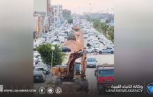 تواصل أعمال تطوير الطريق الرئيسي في سرت وتنفيذ مبنى الدفاع المدني بمطار سبها