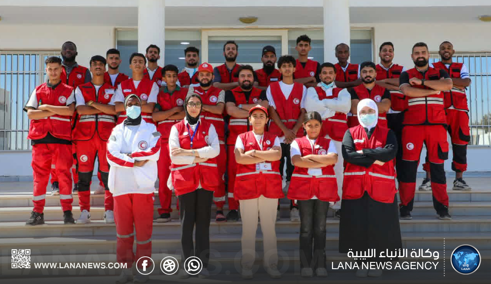 الهلال الأحمر الليبي يطلق المناورة الوطنية «ليبيا تستجيب» في بنغازي