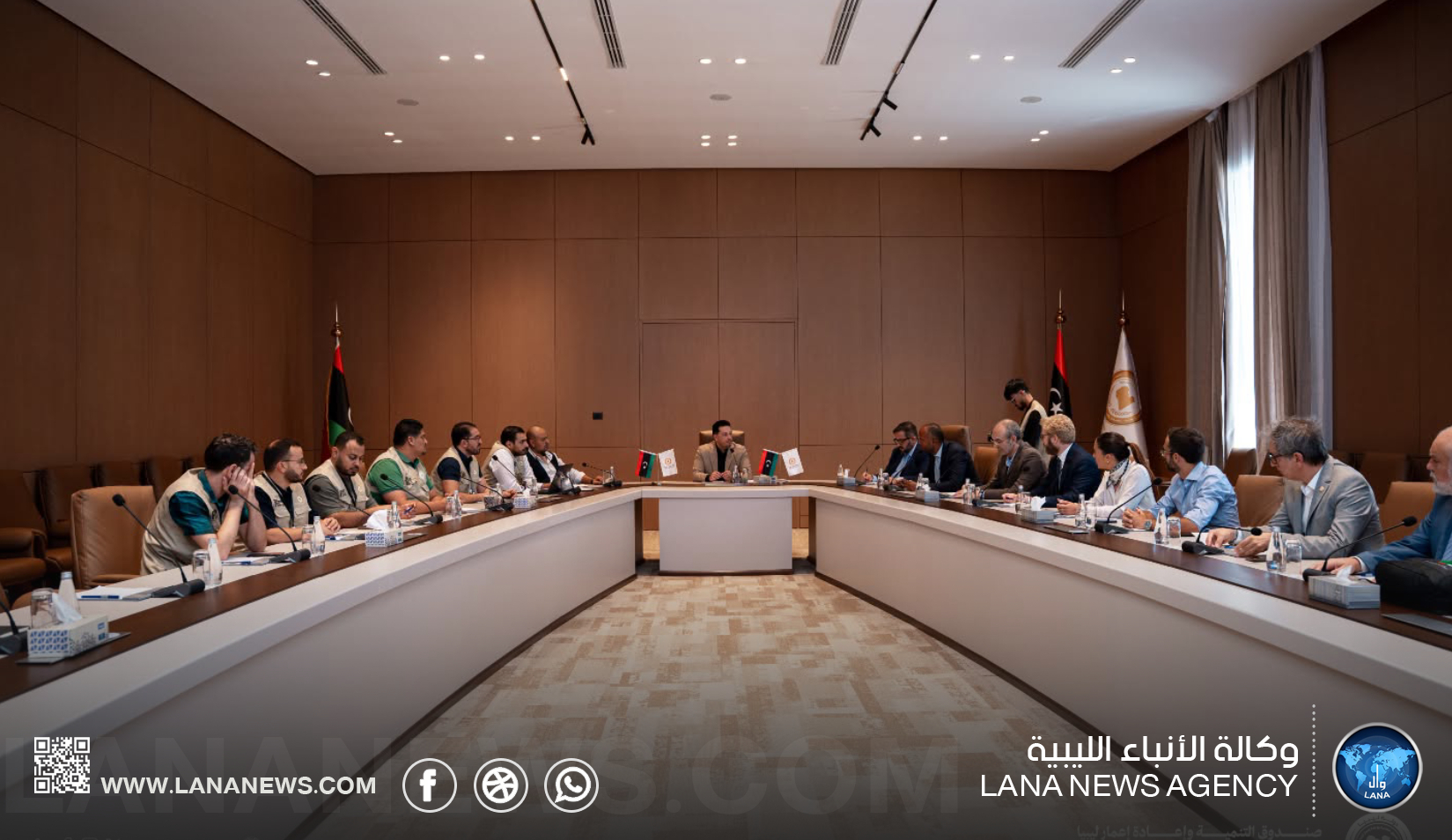 لجنة إعمار الصابري ووسط البلاد تبحث مع الشركات الإيطالية المخطط العام لمركز بنغازي التاريخي