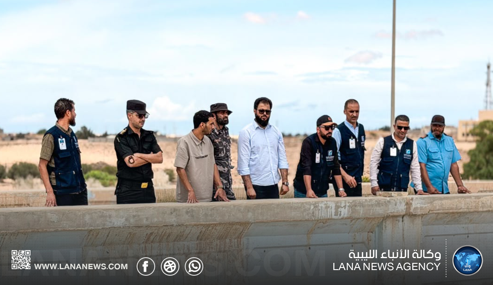 الوطني للتنمية يفحص جاهزية سدود سرت ومجاري الأودية استعداداً لموسم الأمطار