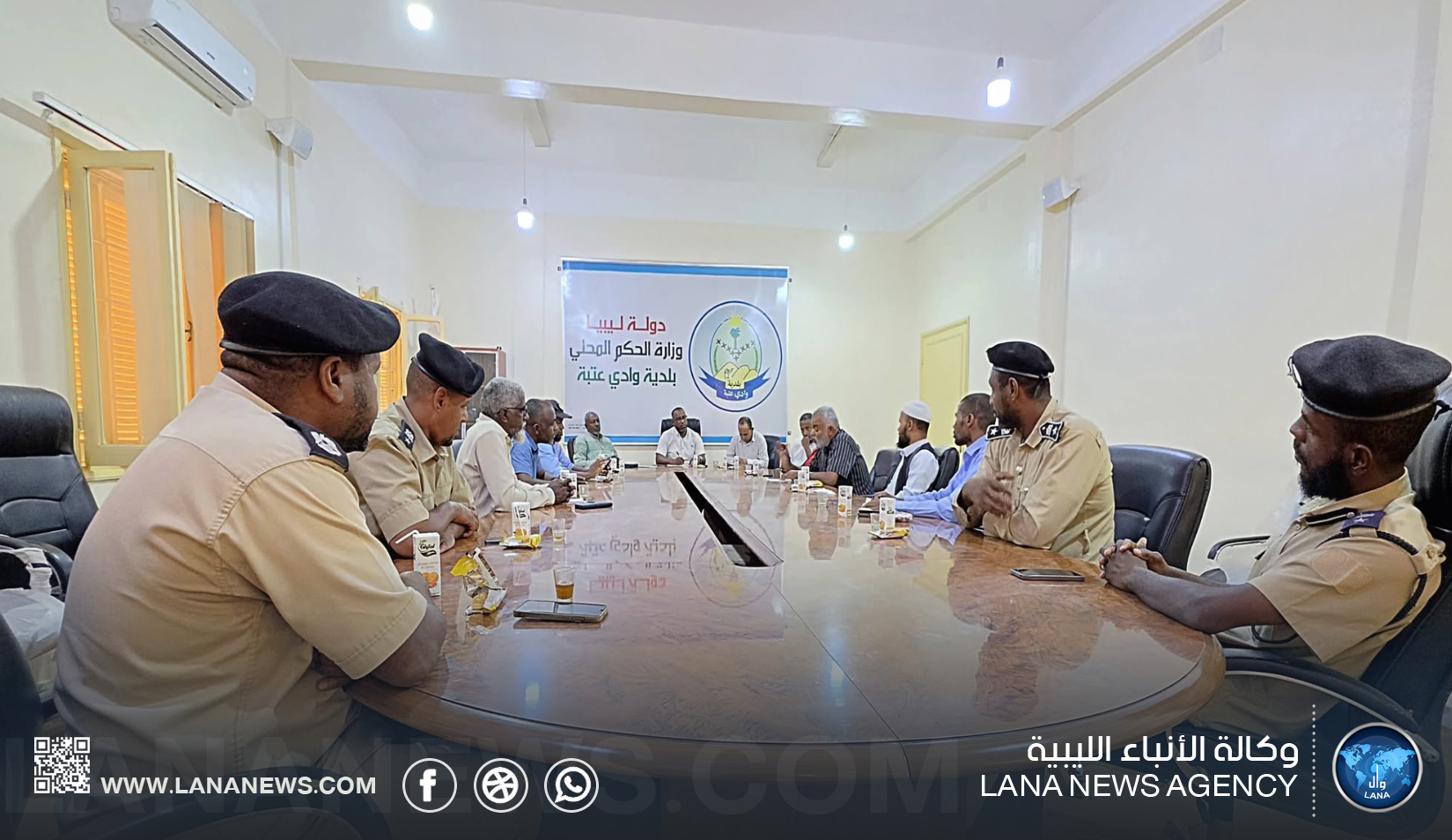 لجنة الأزمة ببلدية وادي عتبة تبحث آليات التعامل مع تداعيات الأمطار والسيول