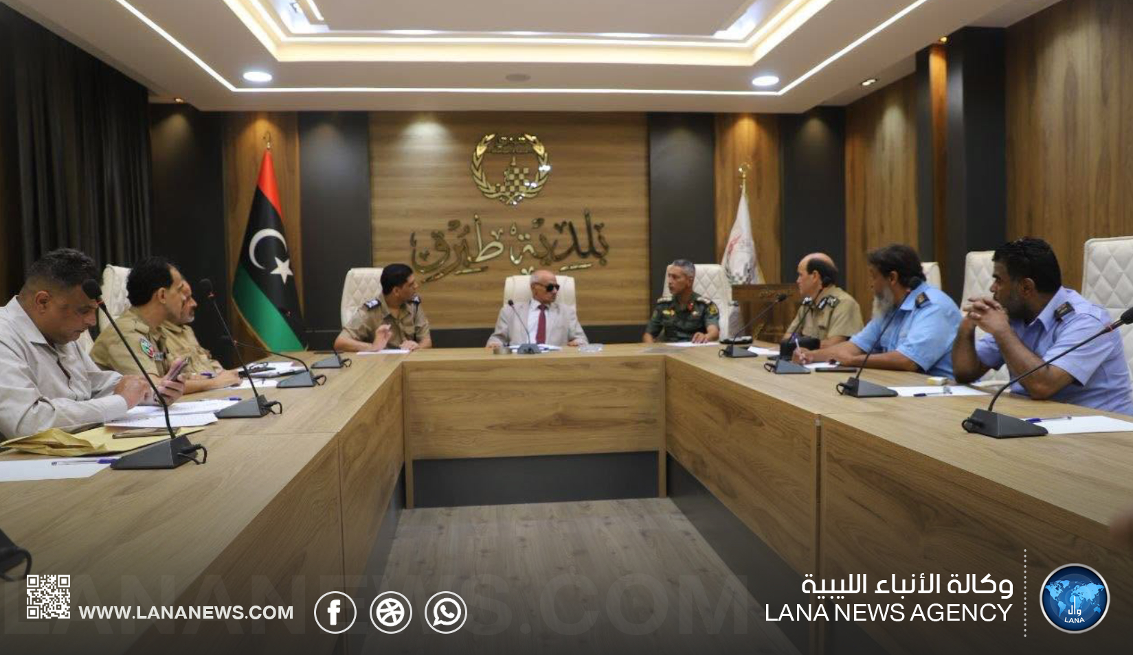 بلدية طبرق تبحث التعديات على أملاك الدولة وتنظيم أوضاع العمالة الوافدة