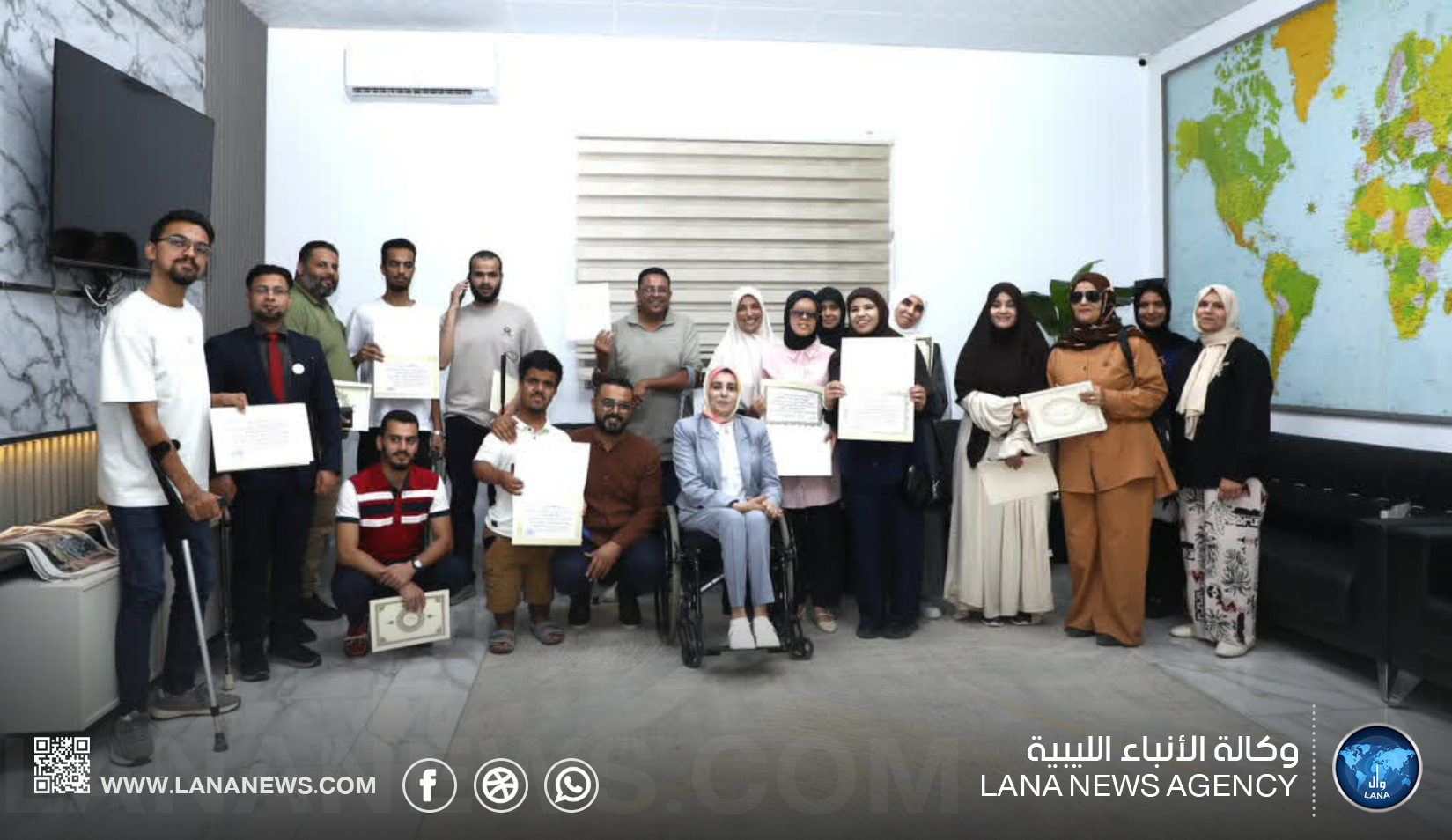 15 شاباً وشابة من ذوي الإعاقة يحولون أفكارهم إلى مشاريع ببنغازي لتطبيق مفهوم التمكين