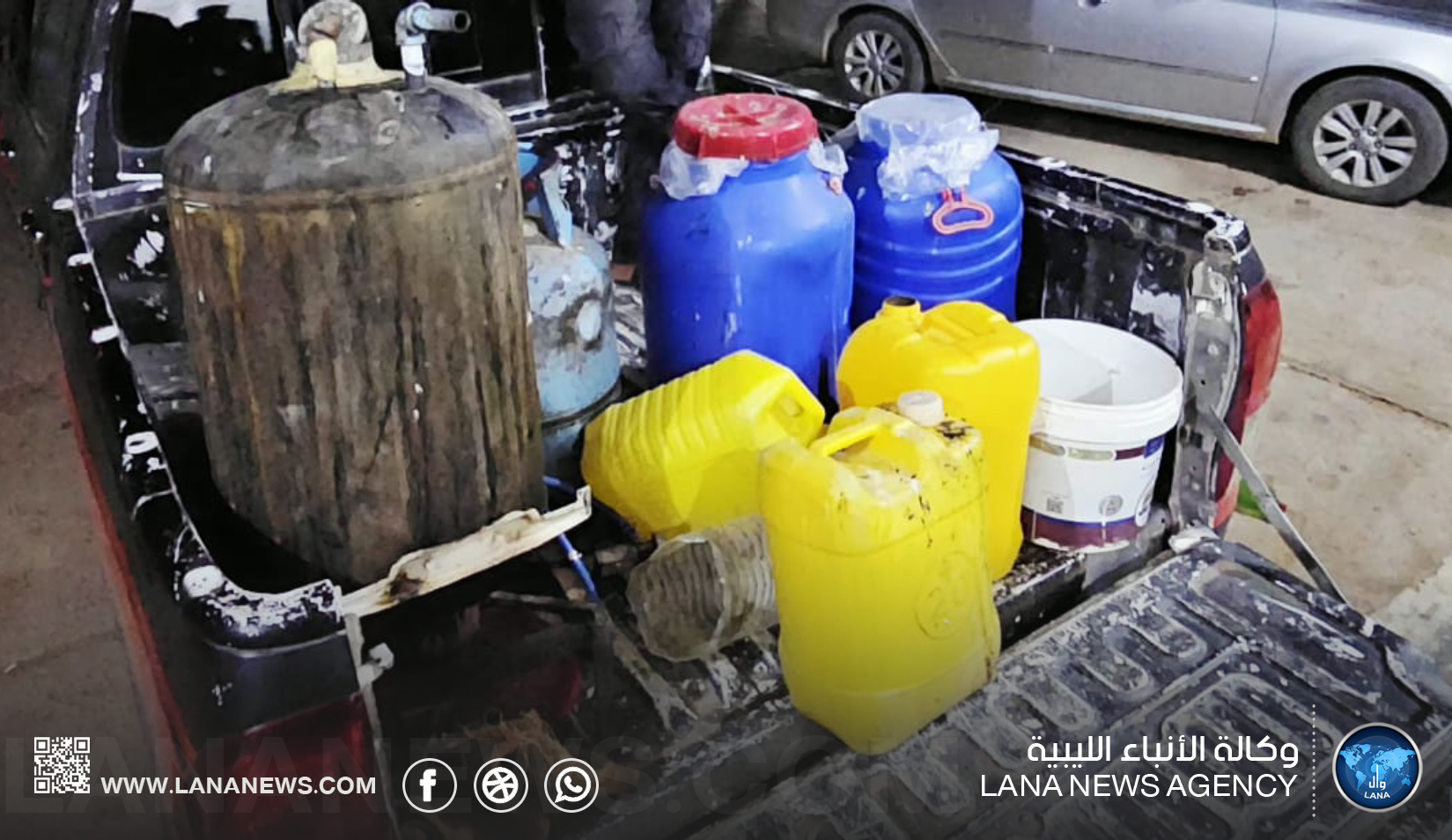 البحث الجنائي يضبط مُوقعًا لتصنيعِ الخمور المحلية في أوباري