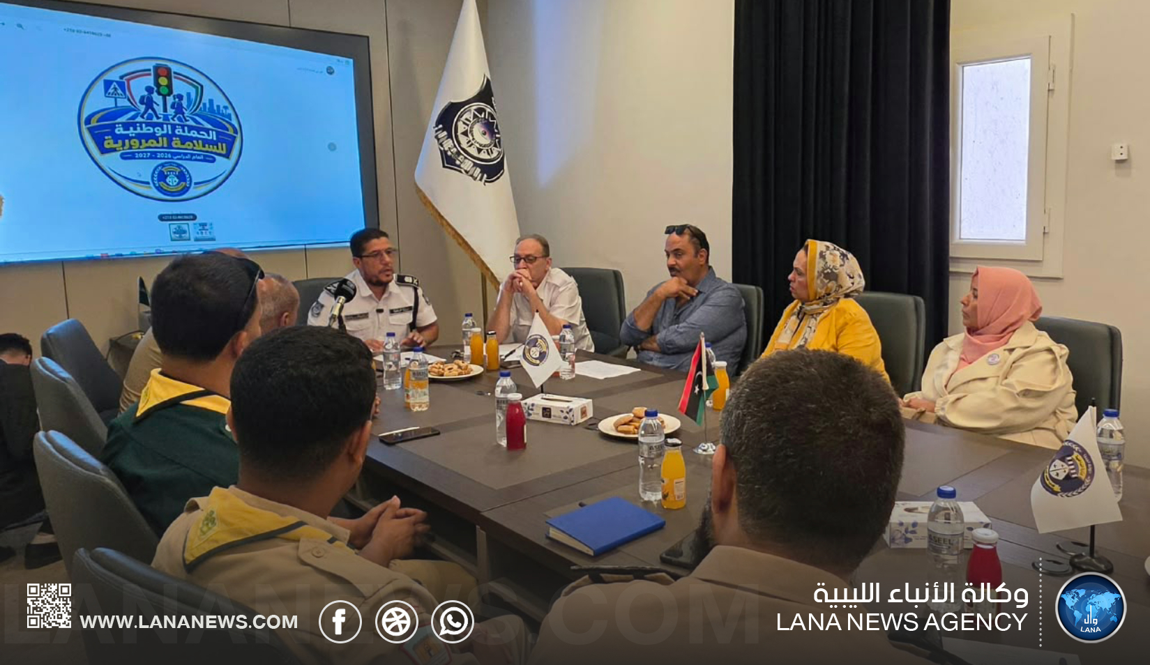 بنغازي تستعد لإطلاق الحملة الوطنية للسلامة المرورية