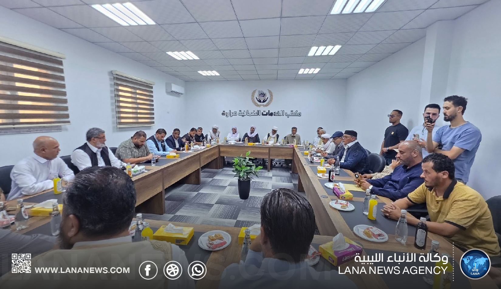 المجلس البلدي هراوة يبحث مع الجهاز الوطني للتنمية مشروعات البلدية