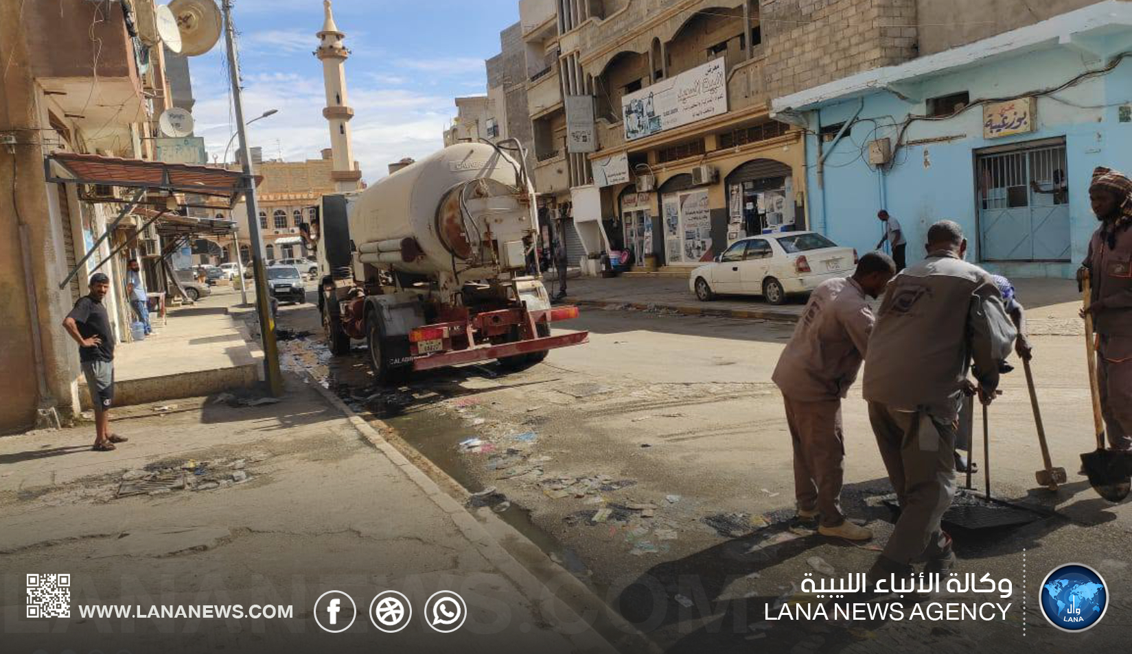 بلدية بنغازي تستعد لموسم الأمطار بالتنسيق مع الجهات المختصة