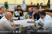 الجهاز الوطني للتنمية يبحث مع شركة البريقة تنفيذ مشروع مستودع سرت للوقود