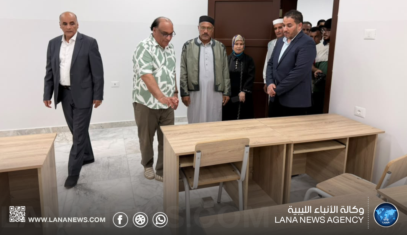 افتتاح مدرسة نموذجية للتعليم الأساسي بمحلة الثلاثين في سرت