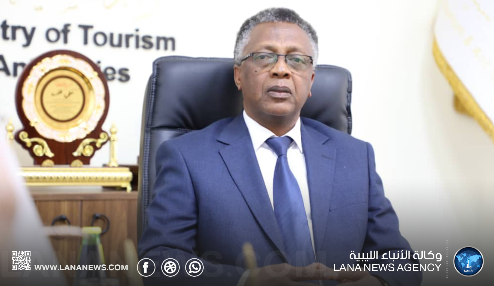 وزير السياحة والآثار بالحكومة الليبية يؤكد أهمية القطاع في دعم الاقتصاد الوطني