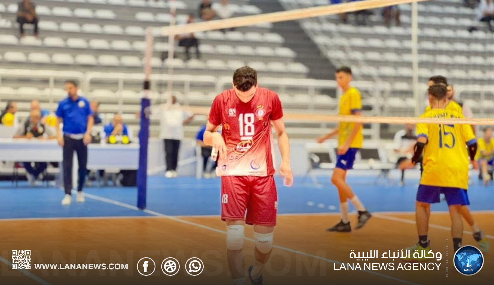 الجزيرة والسويحلي يلتقيان في نهائي كأس ليبيا للكرة الطائرة تحت 17 عامًا