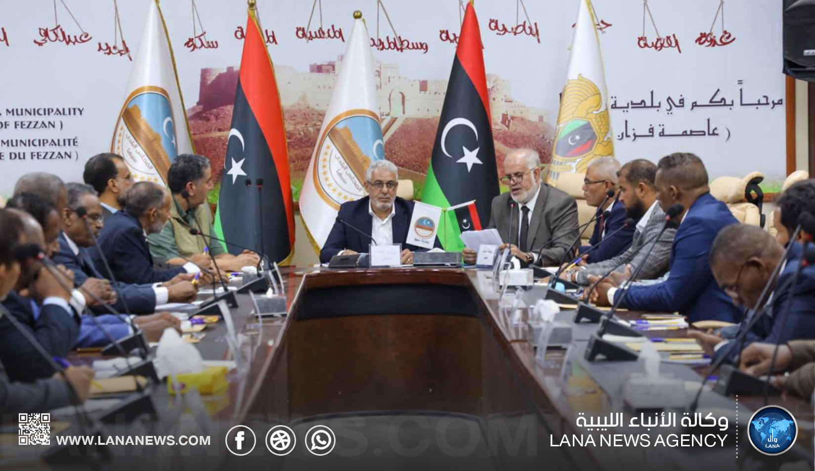 اجتماع موسع في سبها لمتابعة الخدمات وتحديد أولويات بلديات الجنوب