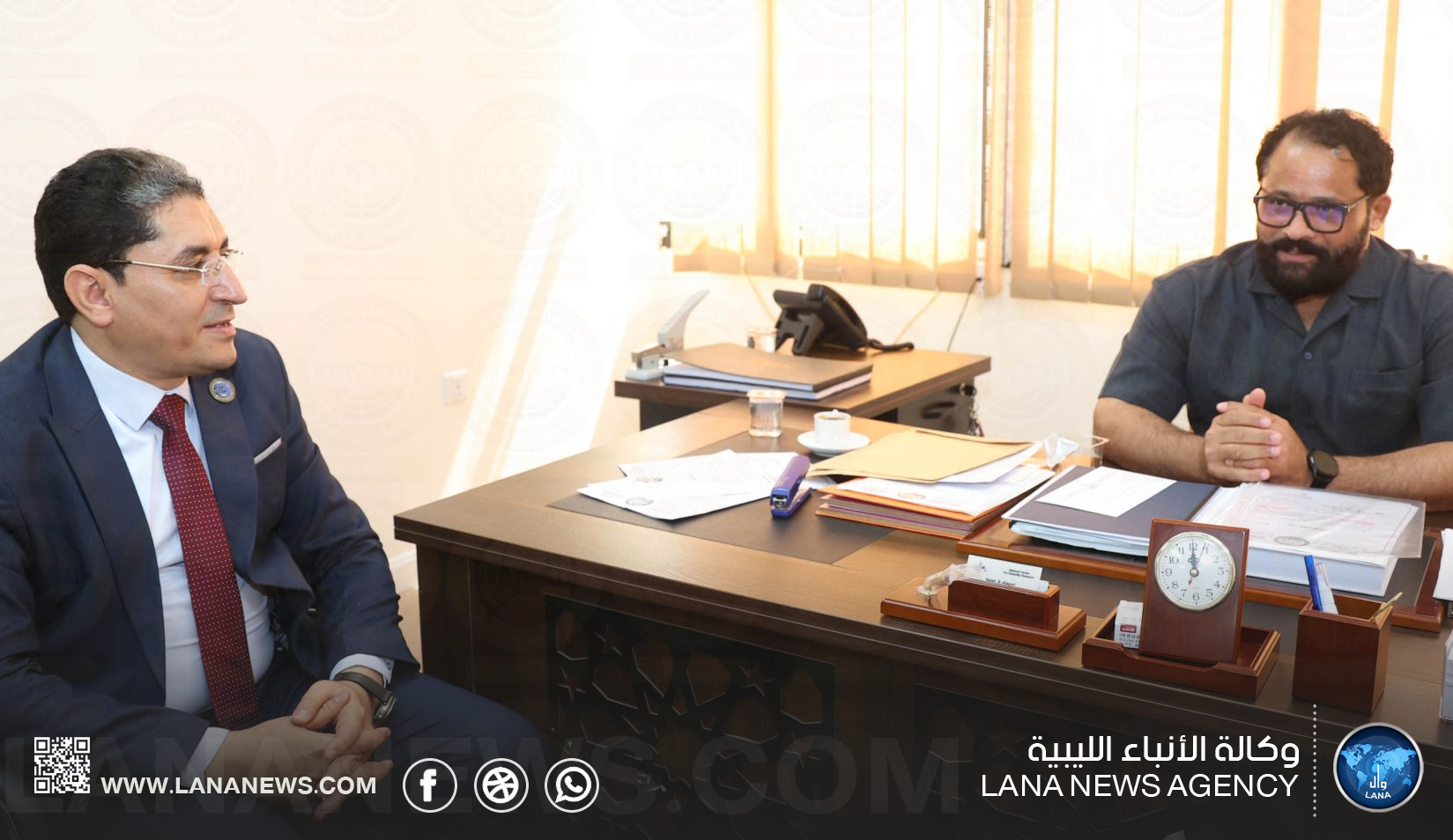 نائب رئيس لجنة الشباب ووزير العمل يبحثان ترتيبات مؤتمر تحديث قانون العمل