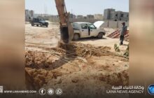 بلدية طبرق تواصل حملة إزالة التوصيلات العشوائية للمياه