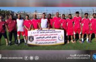 مواجهات قوية بدوري القدم المصغرة لقدامى الرياضيين