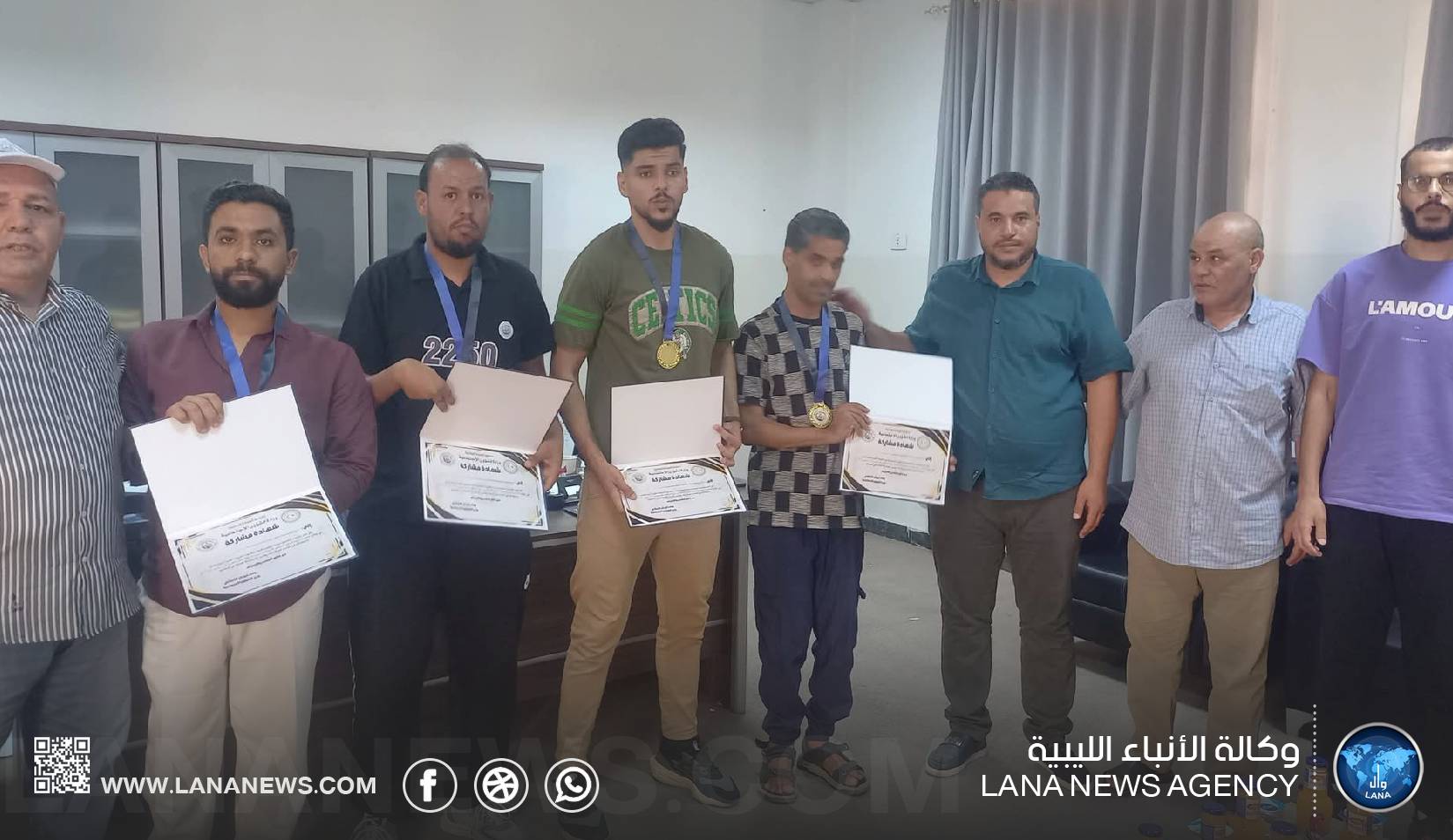 الشؤون الاجتماعية بسرت تكرم المشاركين من ذوي الإعاقة