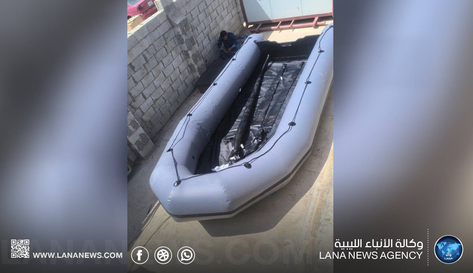 إحباط عملية تهريب مهاجرين وضبط قوارب ببلدية عمر المختار