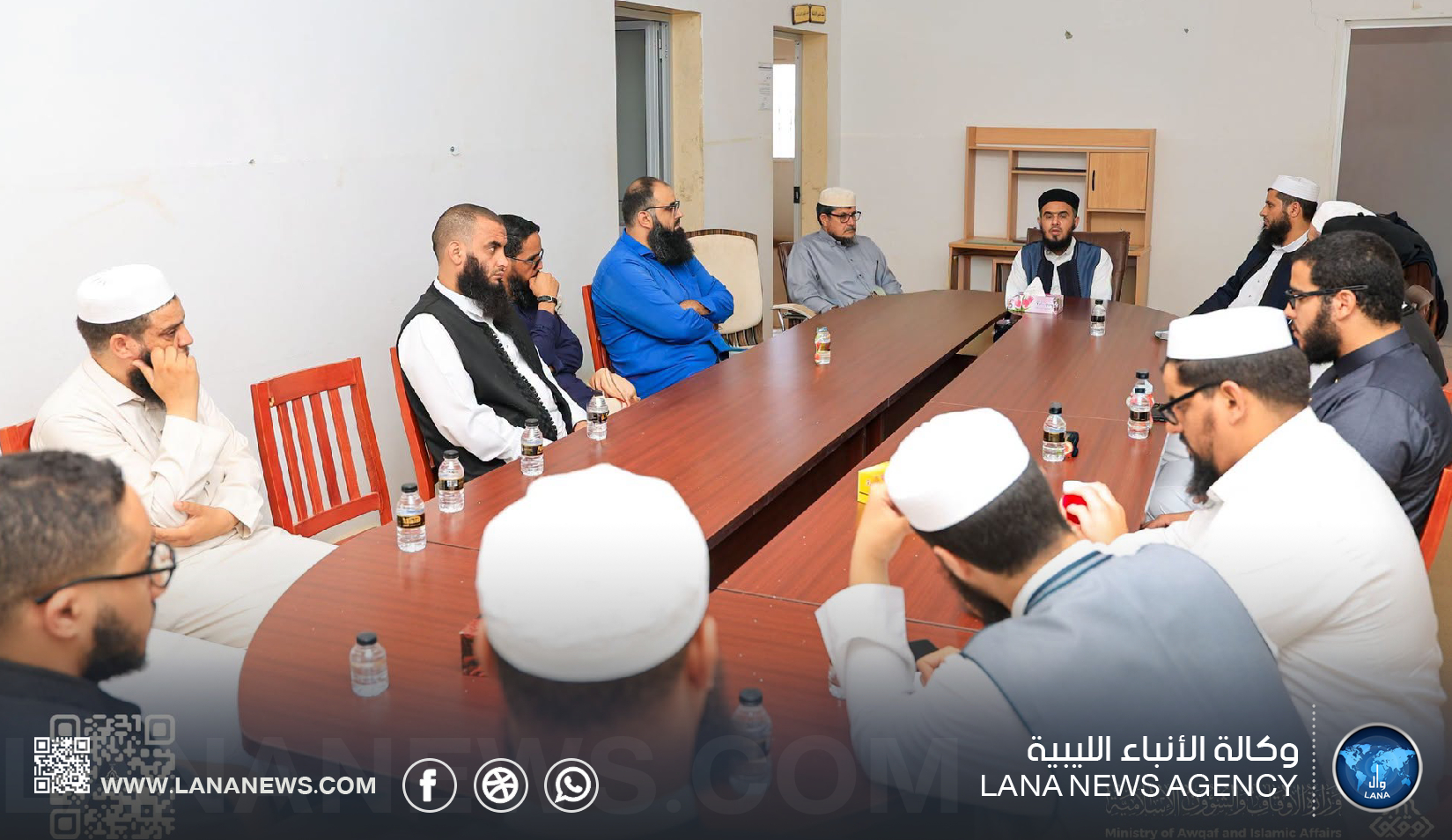 وزير الشؤون الإسلامية يتفقد أداء مكتب وصندوق الزكاة بالأبيار