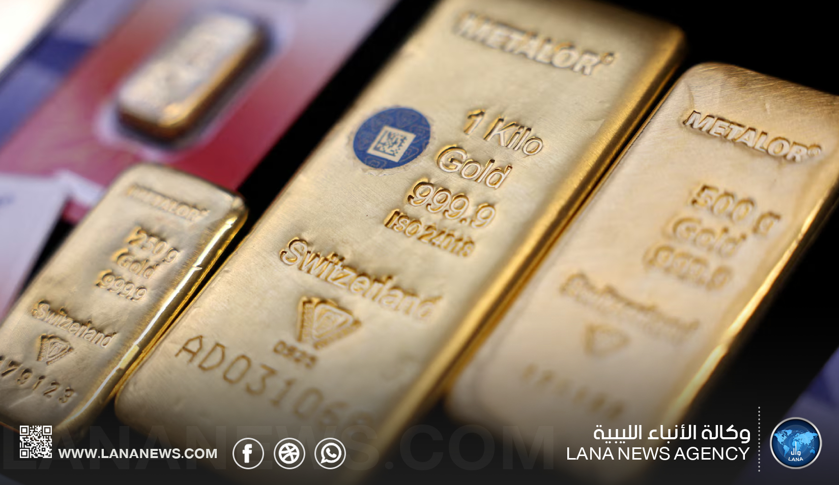 الذهب يصعد إلى 4,295 دولارًا للأوقية
