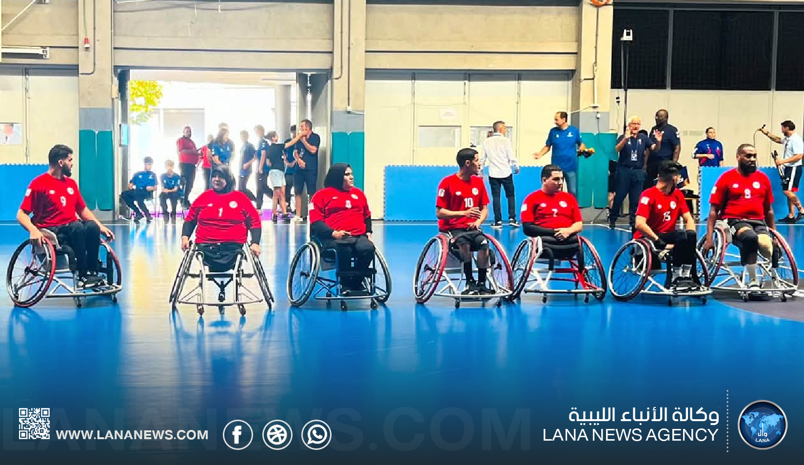 ليبيا تخسر أمام فرنسا في كأس العالم لكرة اليد على الكراسي المتحركة