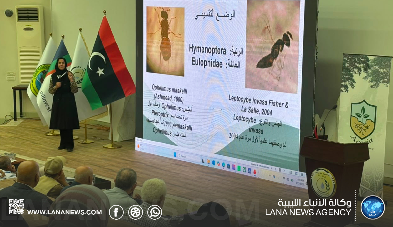 جلسة وطنية في طرابلس تبحث برنامجا لمكافحة آفات الكينا الغازية
