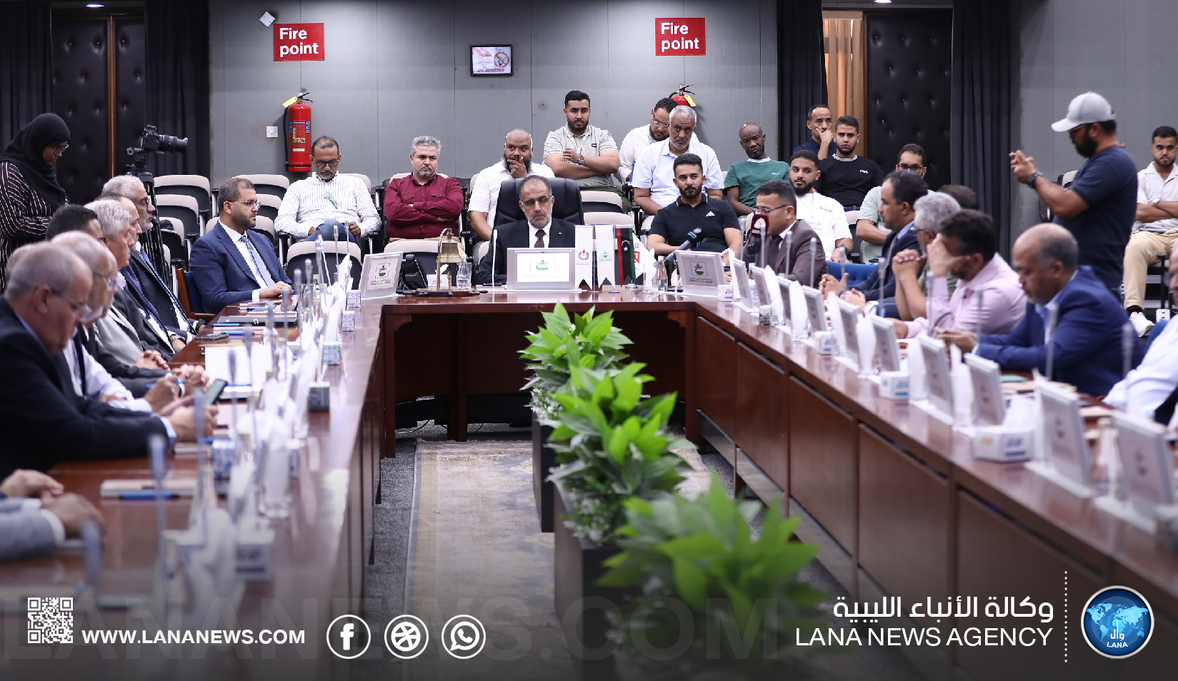 جلسة تحضيرية ببنغازي لمؤتمر نوفا لاستكشاف وتطوير النفط