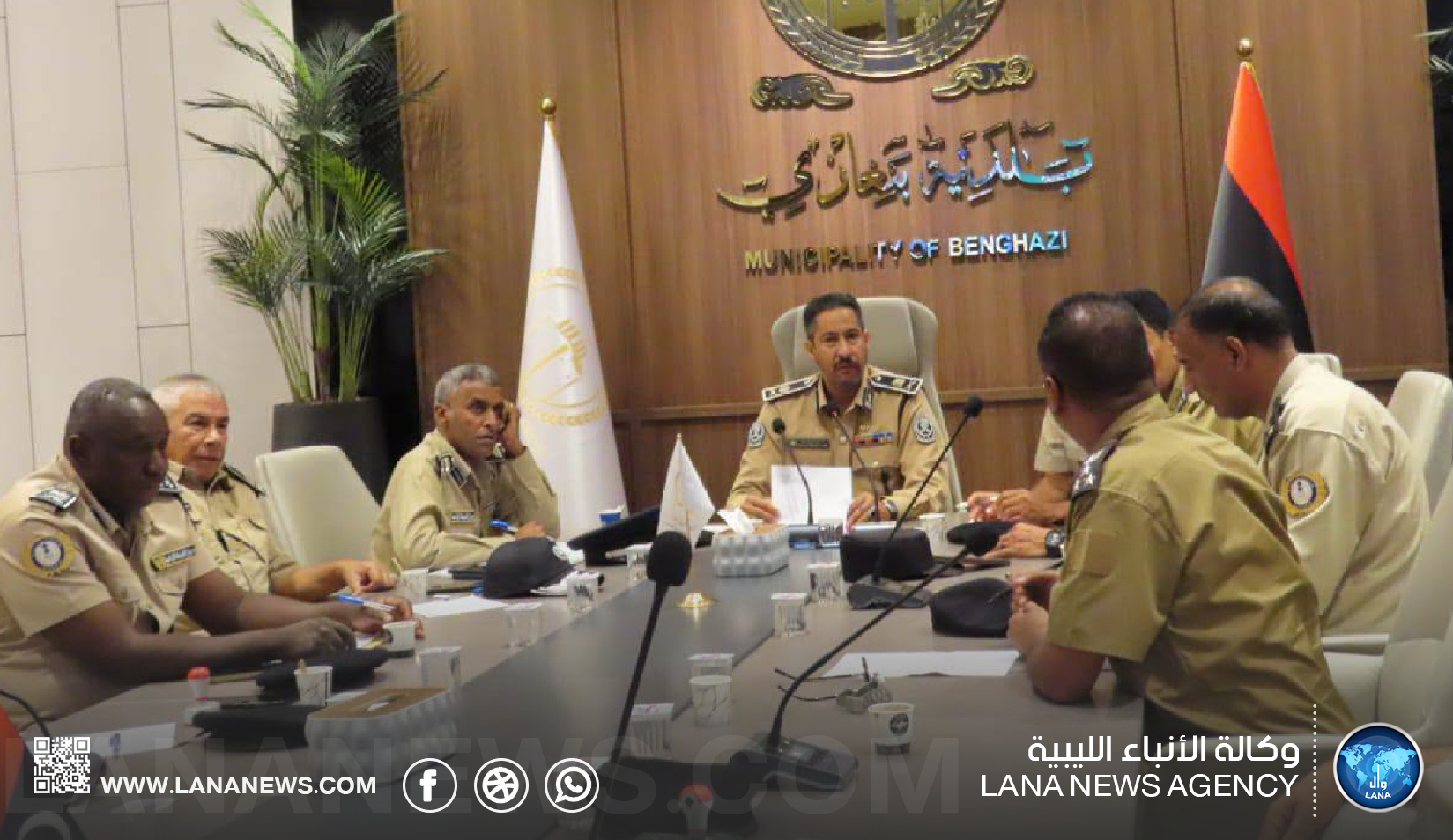 الشرطة الزراعية تبحث متابعة السدود والأودية تحسبا للأمطار