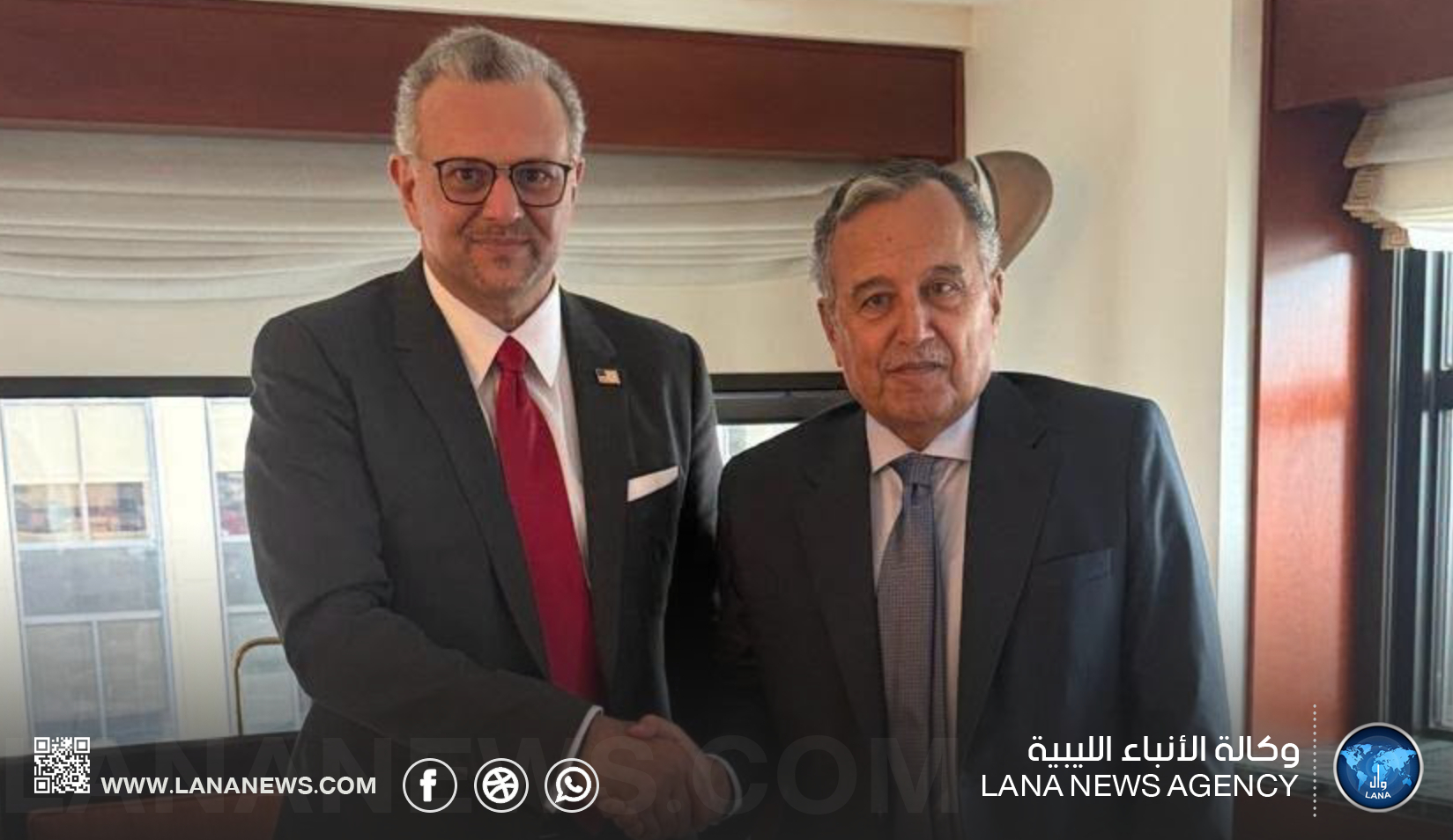 نبيل فهمي يبحث مع مسعد بولس تطورات الأوضاع في ليبيا والسودان