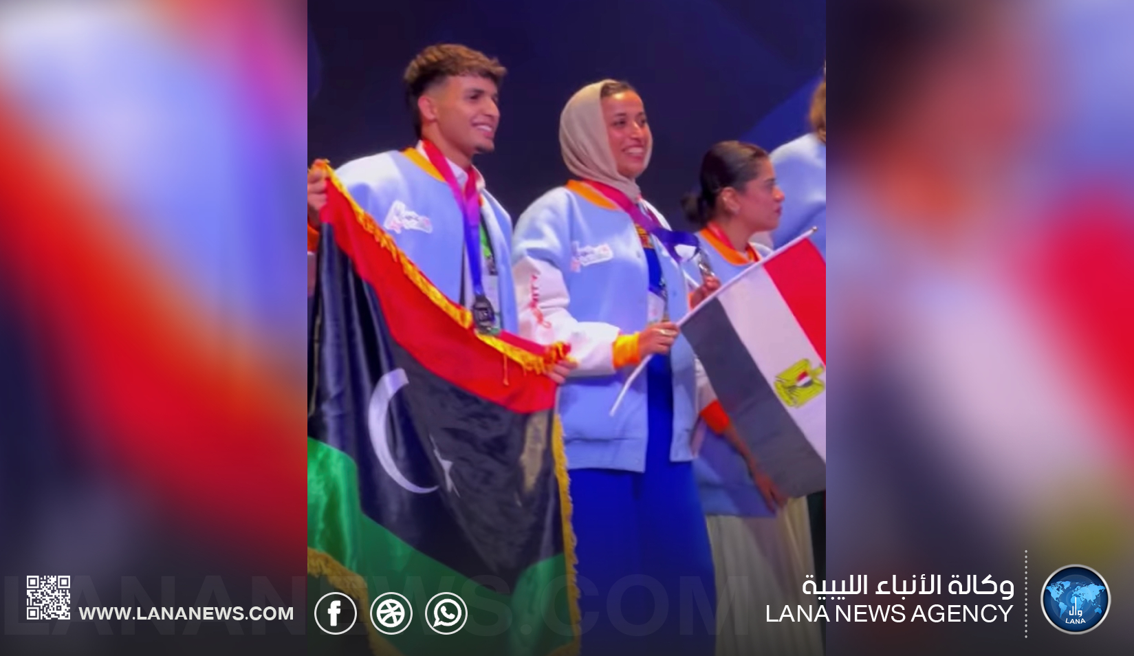 تمثيل ليبي في مسابقة دولية للابتكار الفني بروسيا