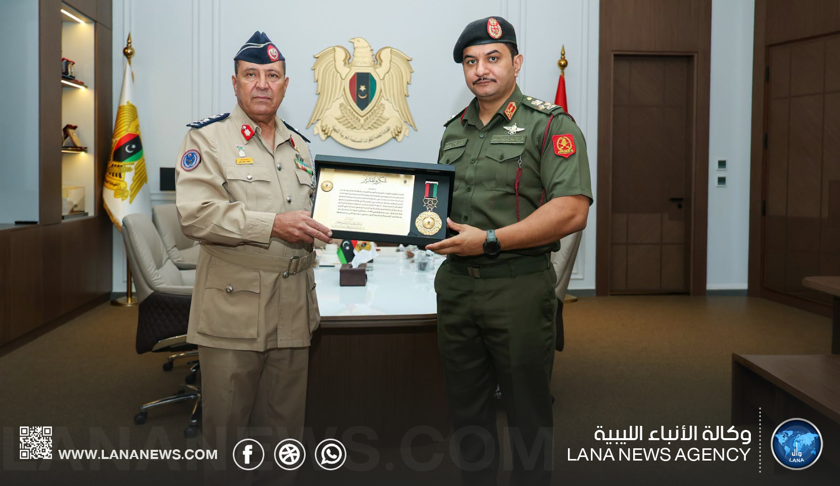نائب القائد العام يبحث مع مدير مكتب الارتباط العسكري بالباكستان تنسيق العلاقات