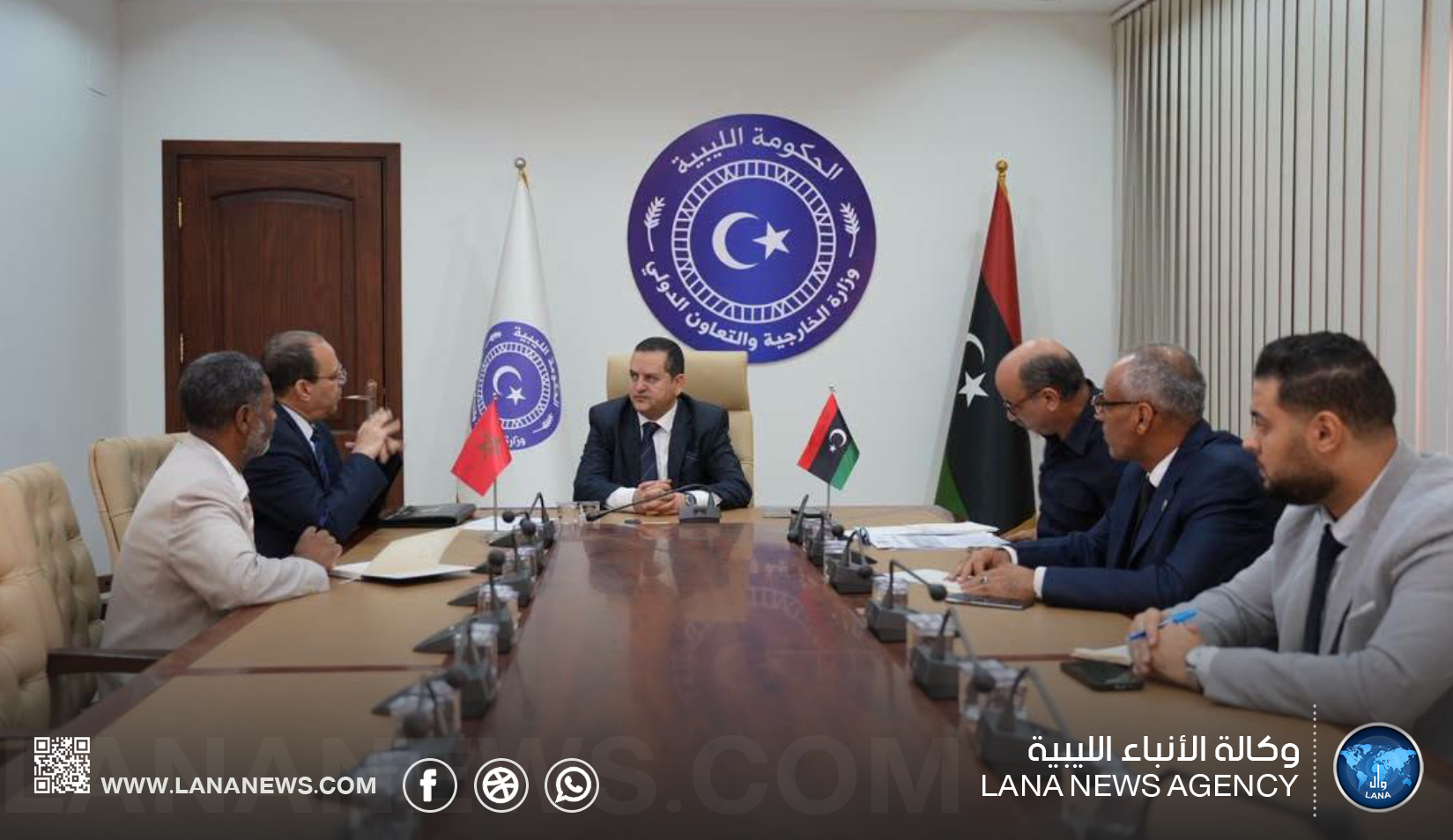 وزير الخارجية يبحث مع القنصل المغربي تسهيل أوضاع الجالية والتأشيرات